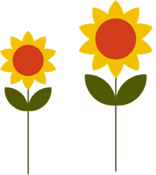 Left flowers