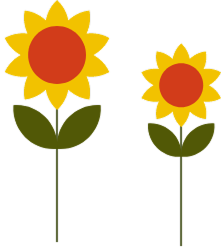 Left flowers